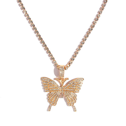 Load image into Gallery viewer, Butterfly Pendant Necklace
